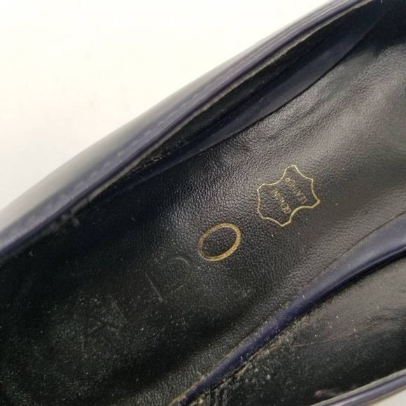 Aldo Womens Abbatha Loafer Flat Shoes Blue Leather Slip On Almond Toe 6 EUR 36 - Picture 8 of 9